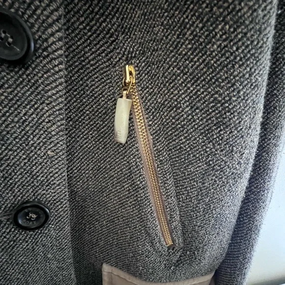 Vintage Escada brown Double-Breasted Pea Coat - Picture 10 of 15